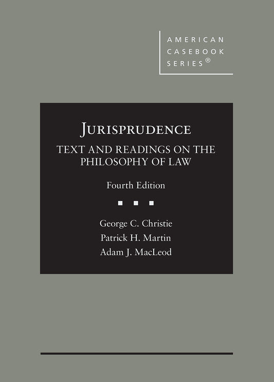 Jurisprudence, Text and Readings on the Philosophy of Law (American Casebook Series) - 2655