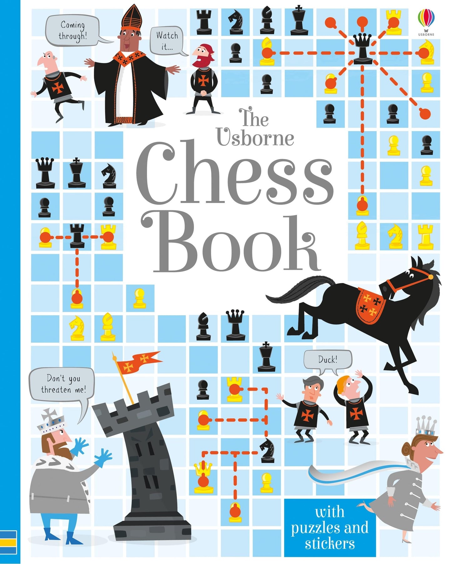 Usborne Chess Book: A Fun Chess Guide for Kids (Ages 6-9) with Write-In Puzzles, Stickers, and Problem-Solving Activities