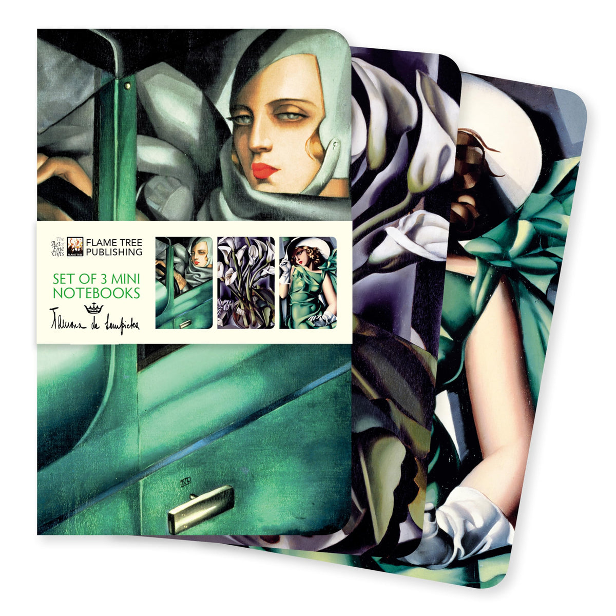 Tamara de Lempicka Set of 3 Mini Notebooks (Mini Notebook Collections)