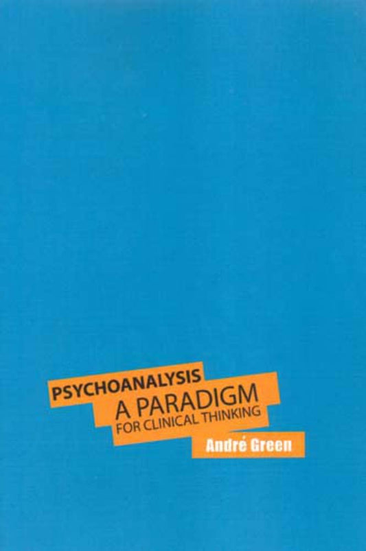 Psychoanalysis: A Paradigm for Clinical Thinking - 5684