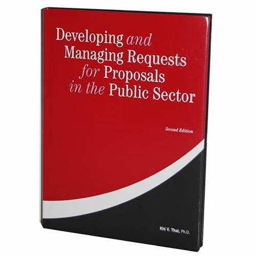Developing and Managing Requests for Proposals in the Public Sector