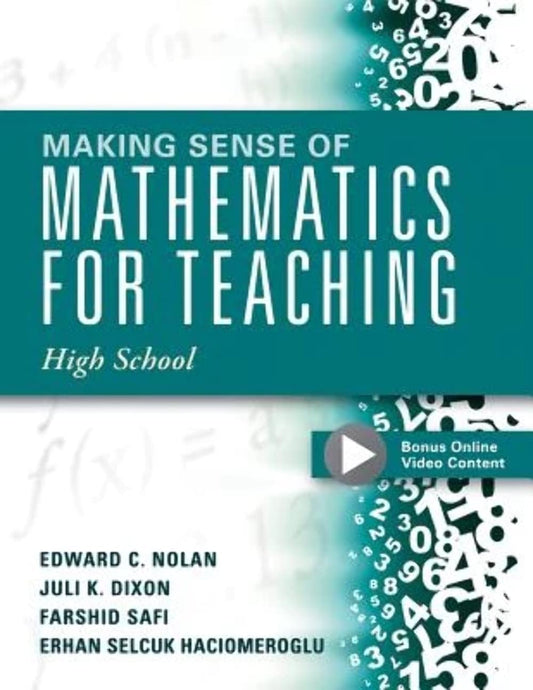 Making Sense of Mathematics for Teaching High School (Understanding How to Use Functions) - 3180