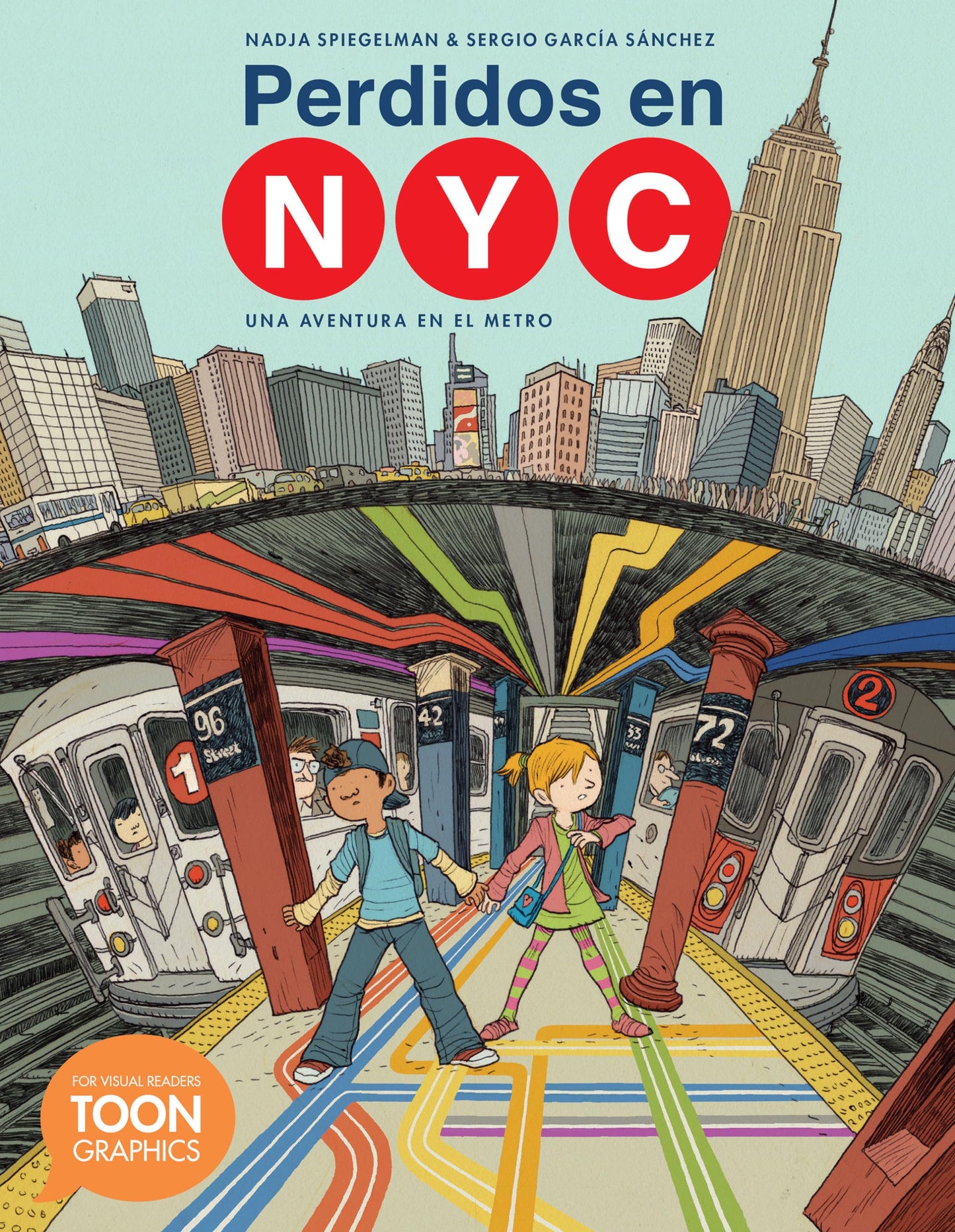 Perdidos en NYC: una aventura en el metro: A TOON Graphic (Spanish Edition)