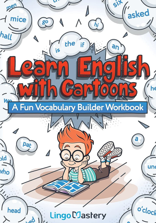 Learn English With Cartoons: A Fun Vocabulary Builder Workbook - 4942