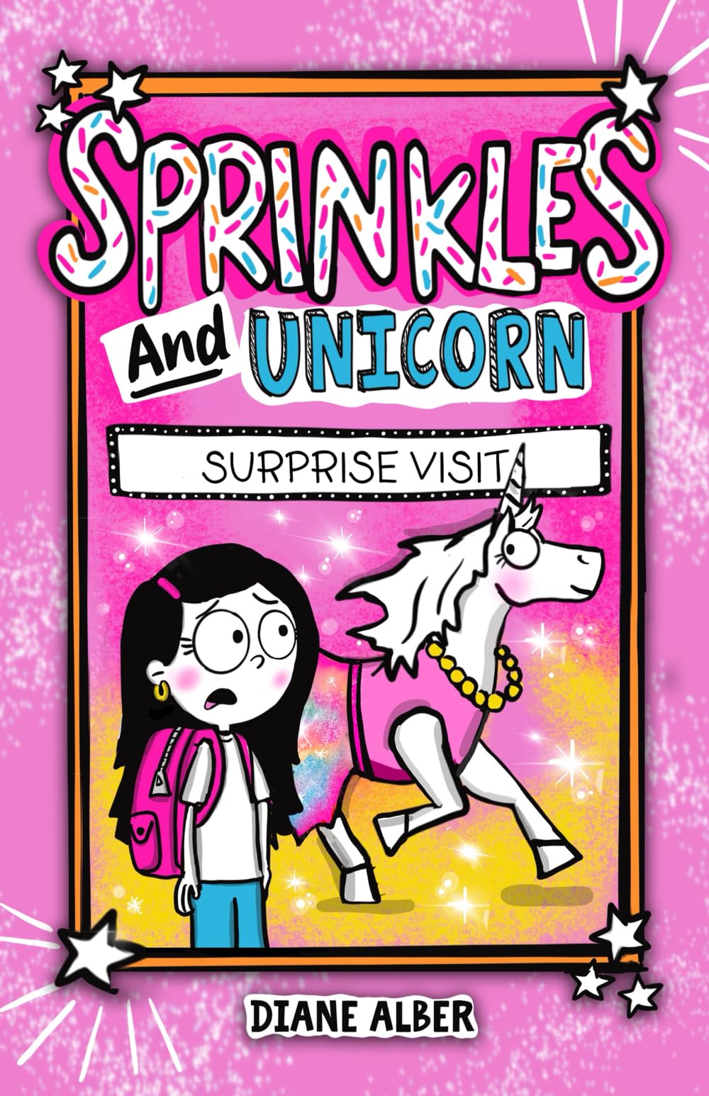 Sprinkles and Unicorn: Surprise Visit (Sprinkles and Unicorn- (Dyslexia & ADHD Friendly, Funny, Illustrated Chapter Books for Kids Ages 6-10))