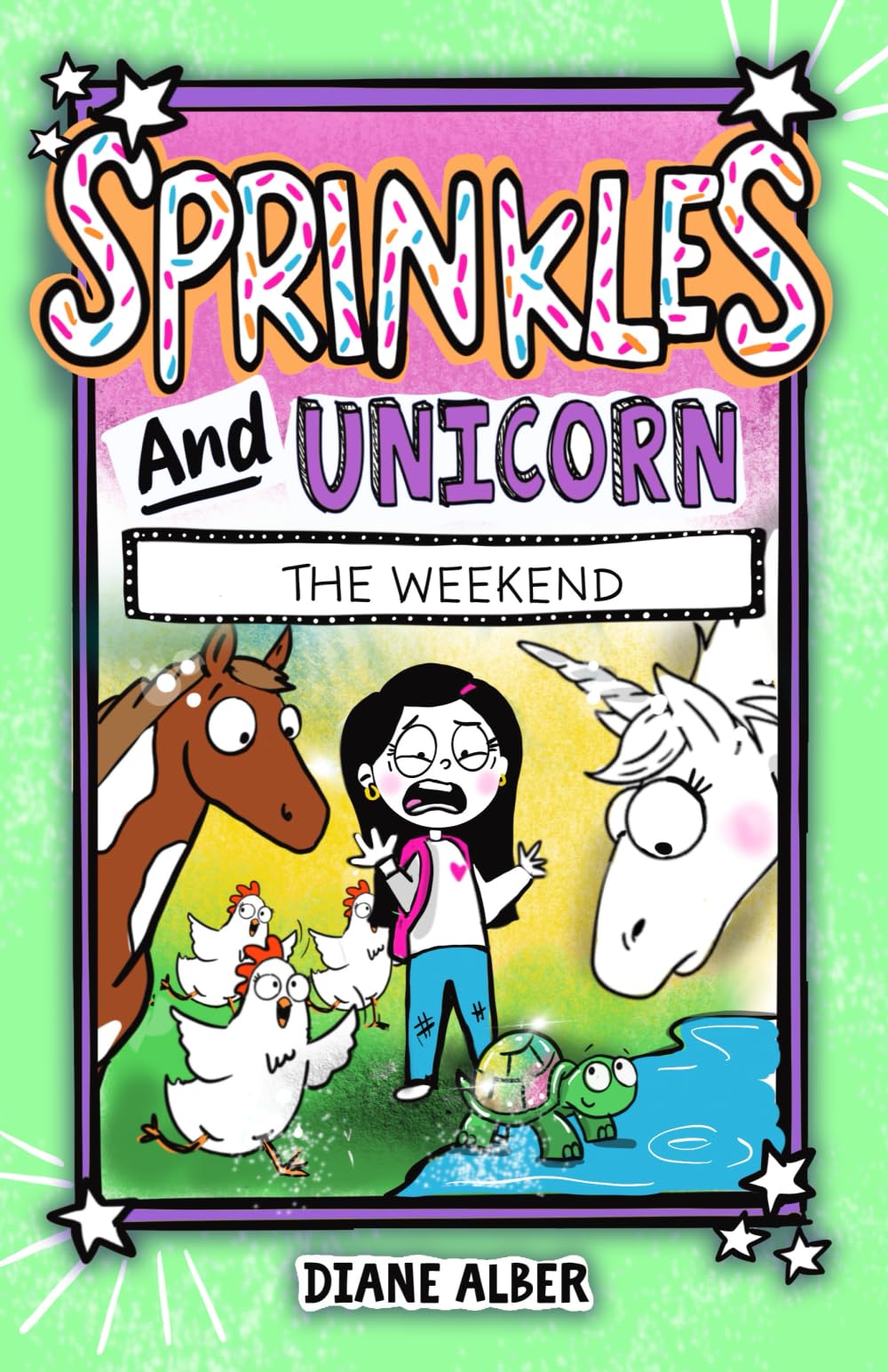 Sprinkles and Unicorn: The Weekend (Sprinkles and Unicorn- (Dyslexia & ADHD Friendly, Funny, Illustrated Chapter Books for Kids Ages 6-10))
