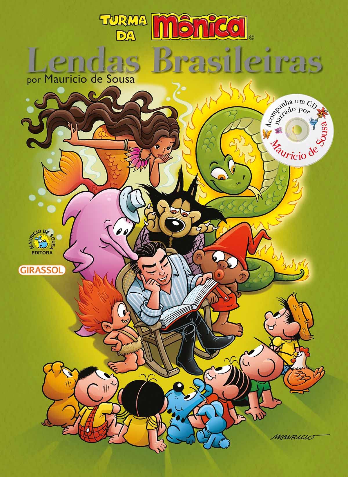Turma da Mônica : Lendas Brasileiras + CD (Portuguese from Brazil) - 9387
