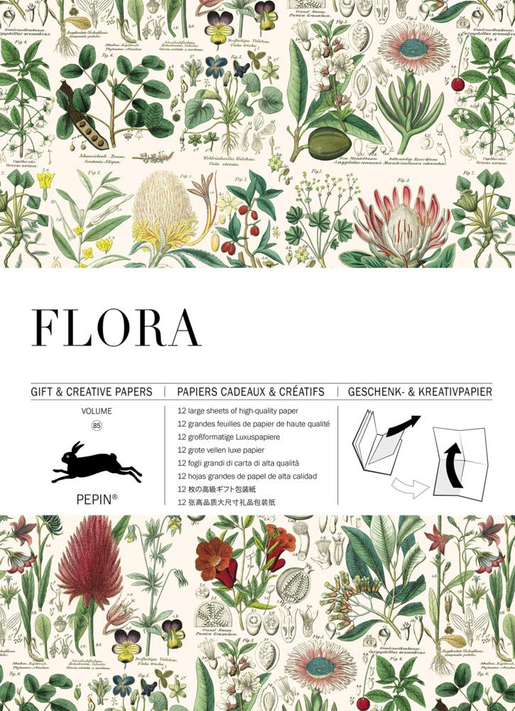 Flora: Gift & Creative Paper Book Vol.85 (Multilingual Edition)