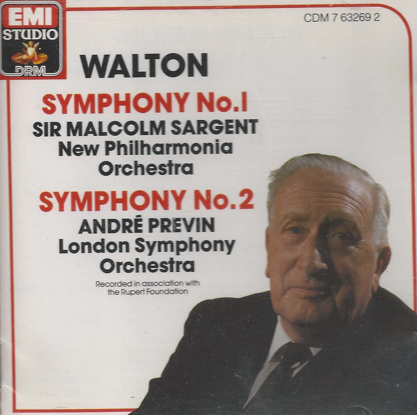 Sir William Walton : Symphonies 1 & 2 (EMI)