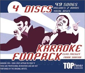Top Tunes Karaoke CDG Elvis & Frank Fun Pack TTFP-53&54