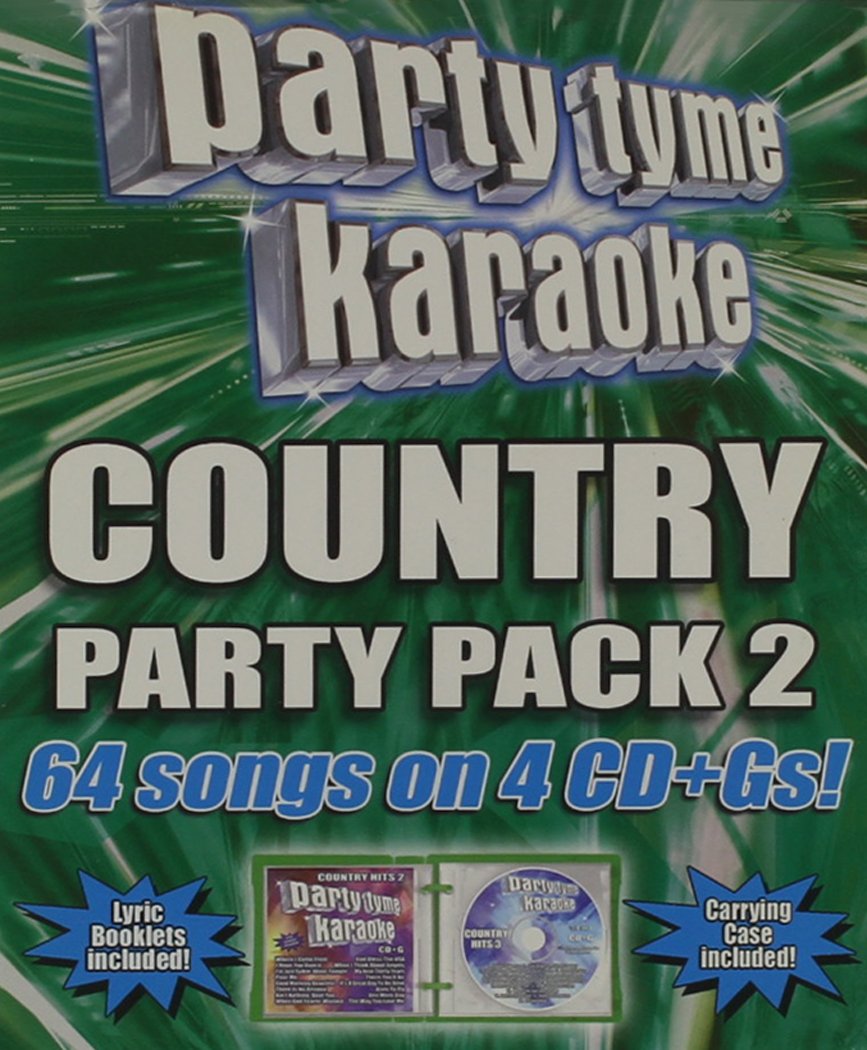 Party Tyme Karaoke - Country Party Pack 2 (64-song Party Pack) [4 CD]