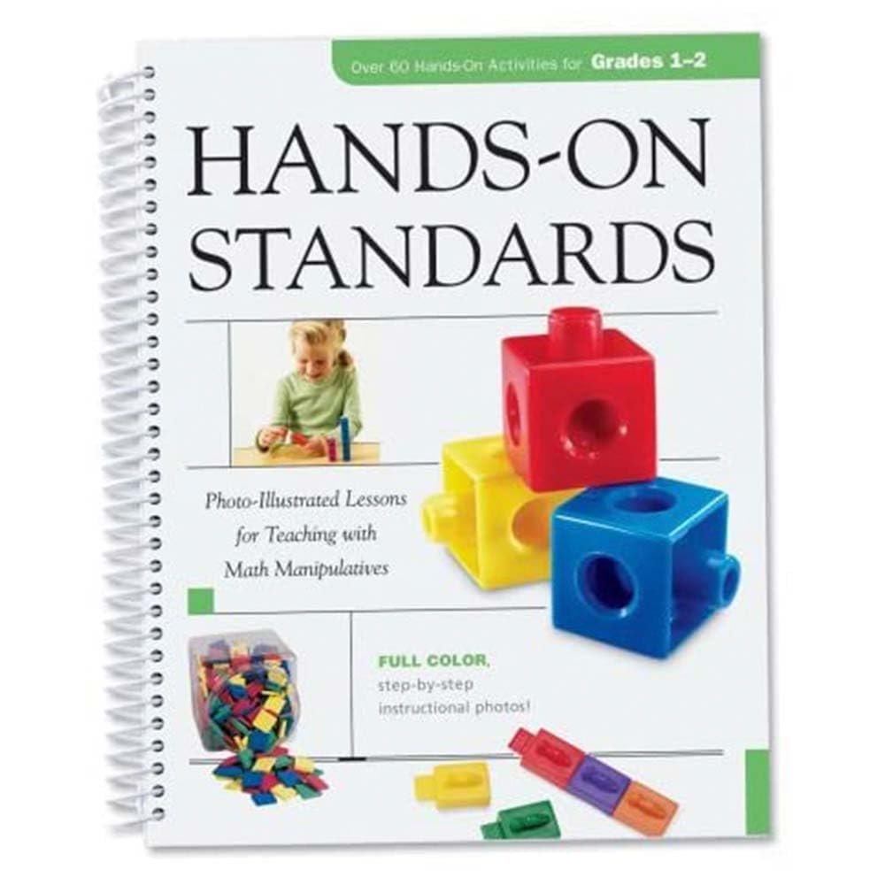 Learning Resources Hands-On Standards: Photo-Illustrated Lessons for Teaching with Math Manipulatives, Grades 1-2,Blue,54 x 72 Inches