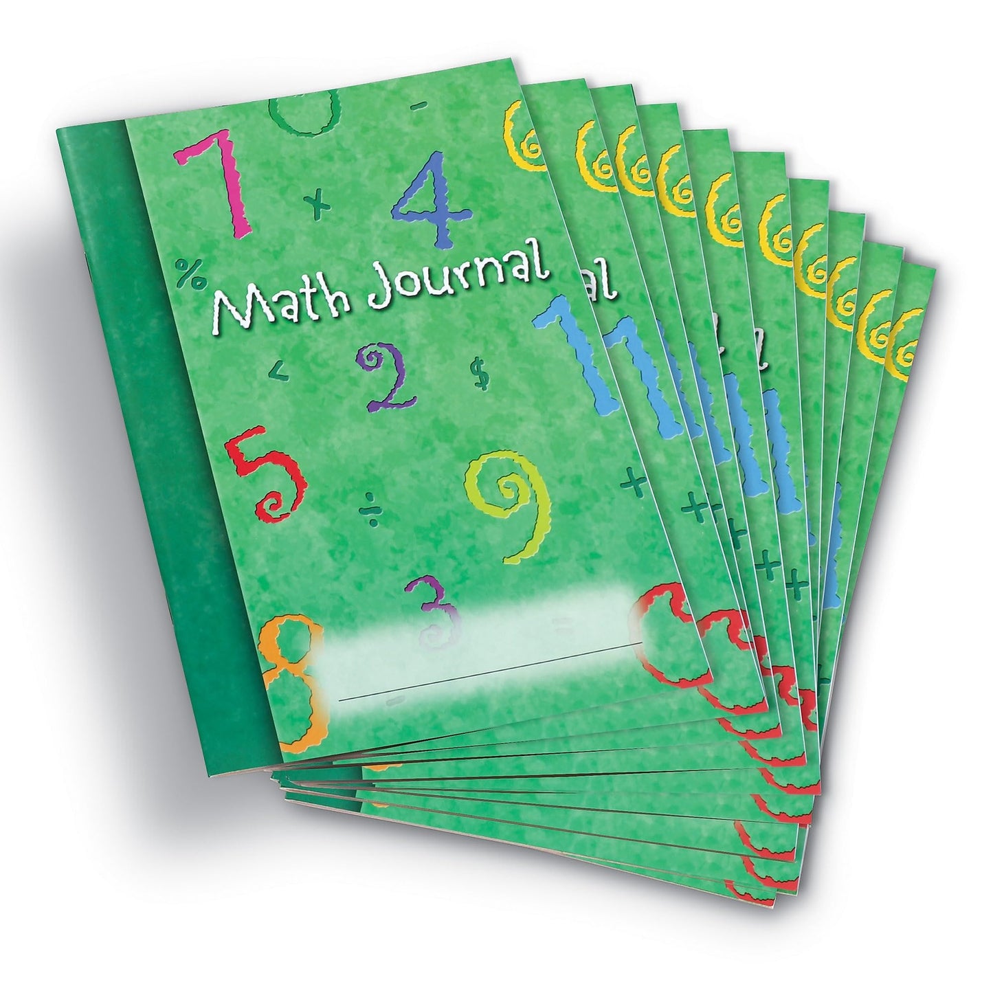 Learning Resources Math Journal, Student Organizer, Classroom Journal Set, Set of 10 Journals