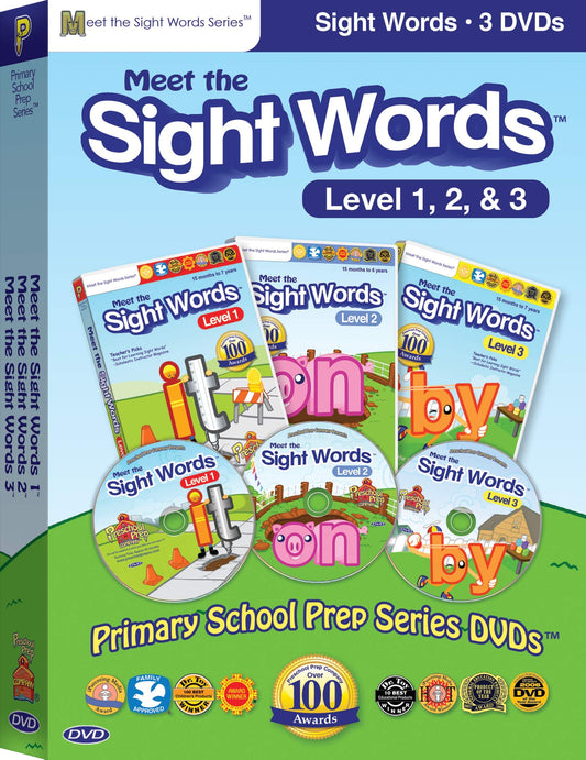 Preschool Prep Series: Sight Words Pack (Meet the Sight Words 1-3) - 4532