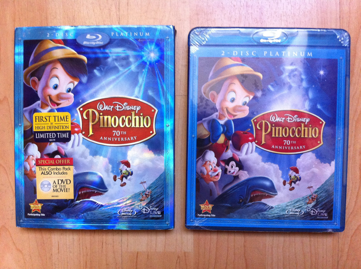 Pinocchio (Two-Disc 70th Anniversary Platinum Edition Blu-ray/DVD Combo + BD Live) [Blu-ray]