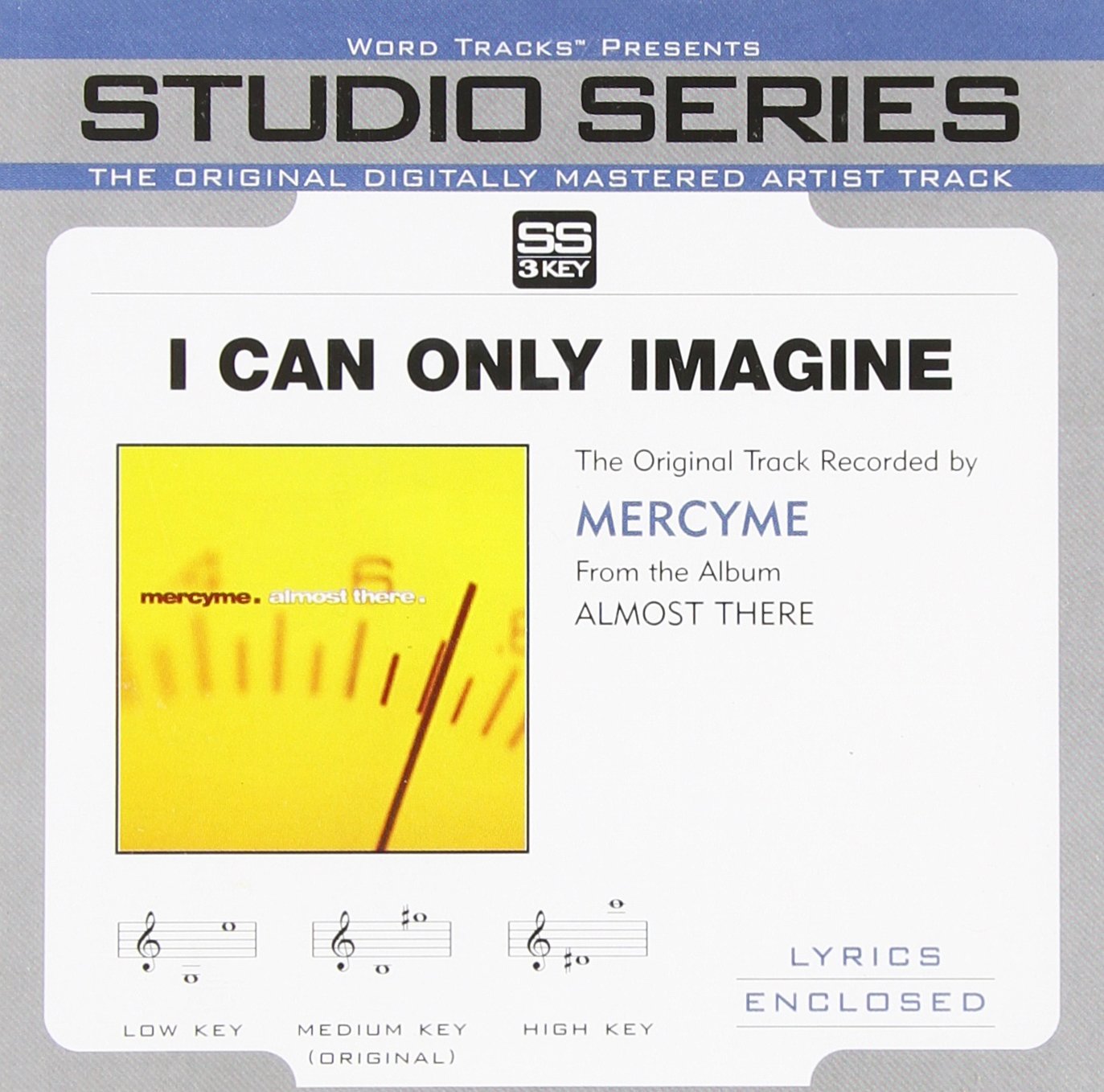I CAN ONLY IMAGINE - Single Song Accompaniment Track - Karaoke