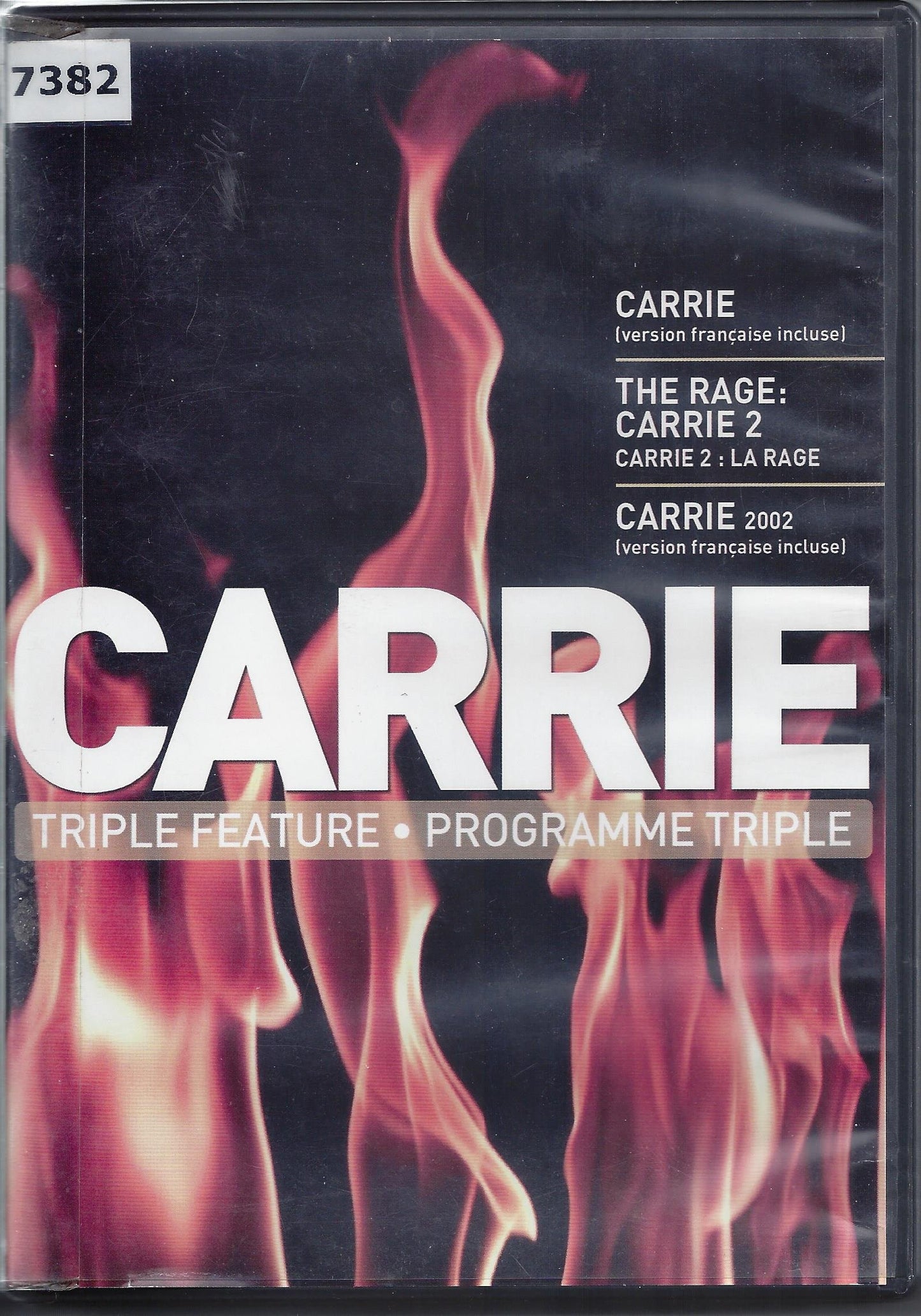 Carrie Triple Feature: Carrie (1976) / The Rage: Carrie 2 / Carrie (2002) [DVD]
