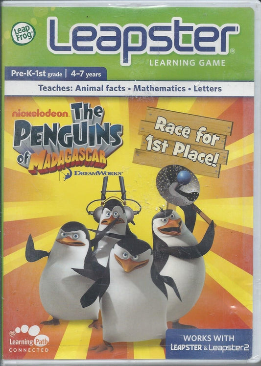 LeapFrog Leapster Learning Game: Penguins of Madagascar - 8361
