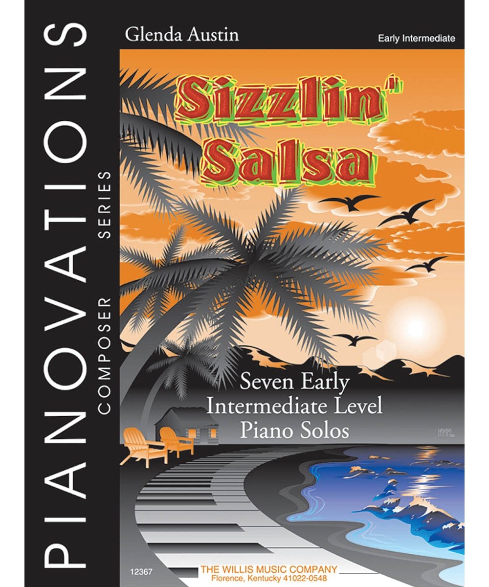 Willis Music Sizzlin' Salsa Willis Series Book by Glenda Austin (Level Early Inter)
