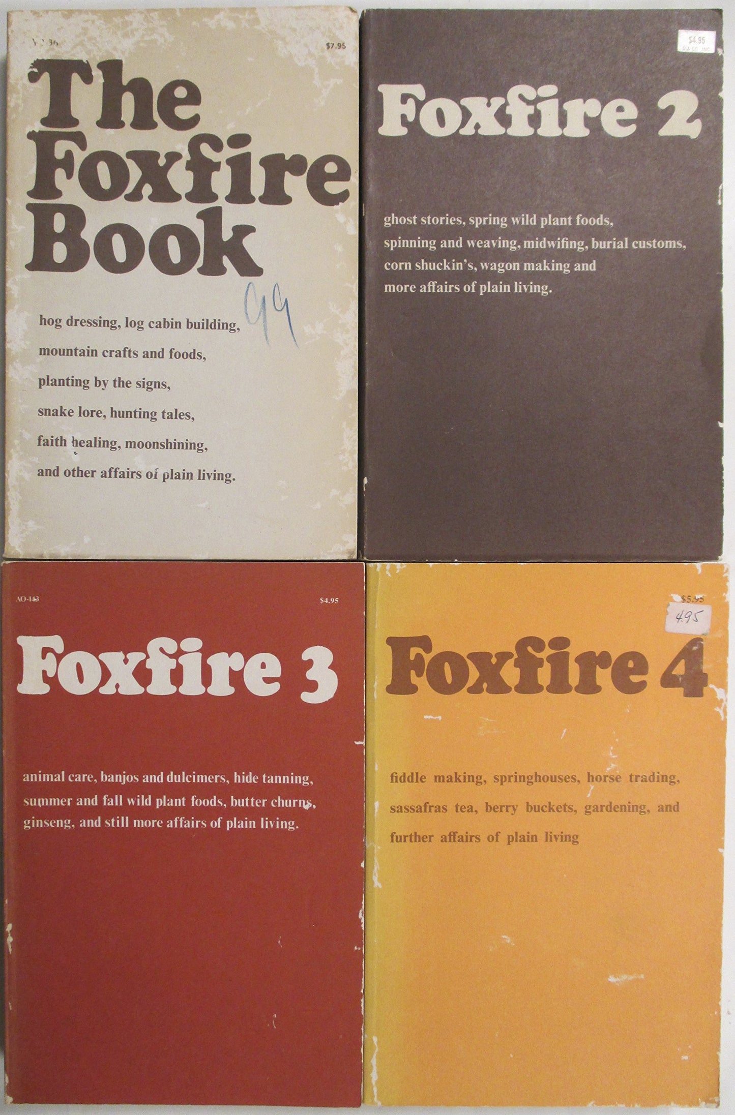 Foxfire [4 Volume Set]: Foxfire 1, Foxfire 2, Foxfire 3, Foxfire 4
