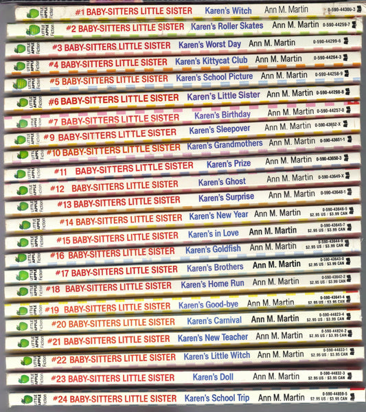 Baby-Sitters Little Sister Series, Books #1 to #24 (Set of 24 Books)