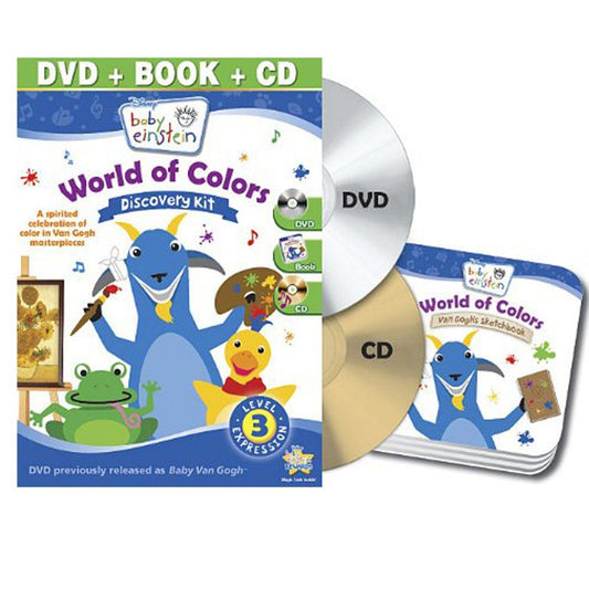 Baby Einstein: World of Colors Discovery Kit (DVD/CD/Board Book) - 7776