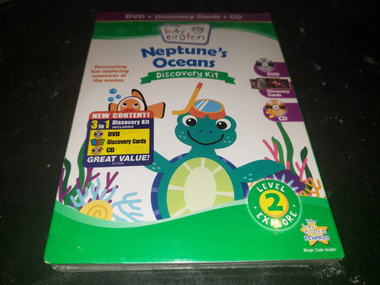 Baby Einstein: Neptune's Oceans Discovery Kit (One-Disc DVD + CD + Discovery Cards) - 9517