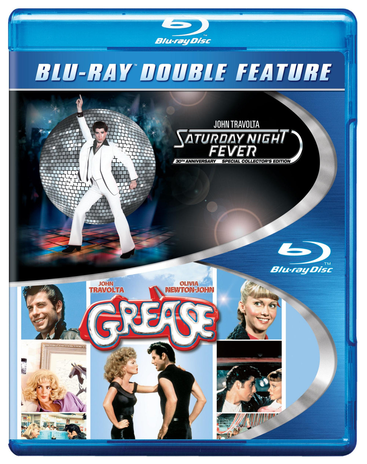 Saturday Night Fever / Grease (DBFE) [Blu-ray]