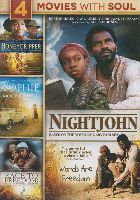 4-Movies with Soul: Honeydripper / Go Tell It on the Mountain / Sophie and the MoonHanger / Race to Freedom - 9019