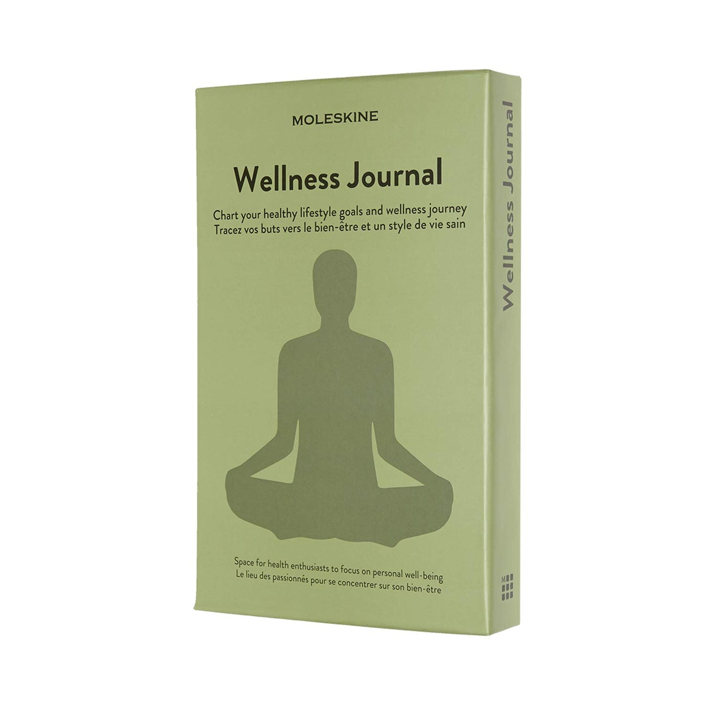 Moleskine Passion Journal, Wellness, Hard Cover, Large (5" x 8.25") Willow Green, 400 Pages