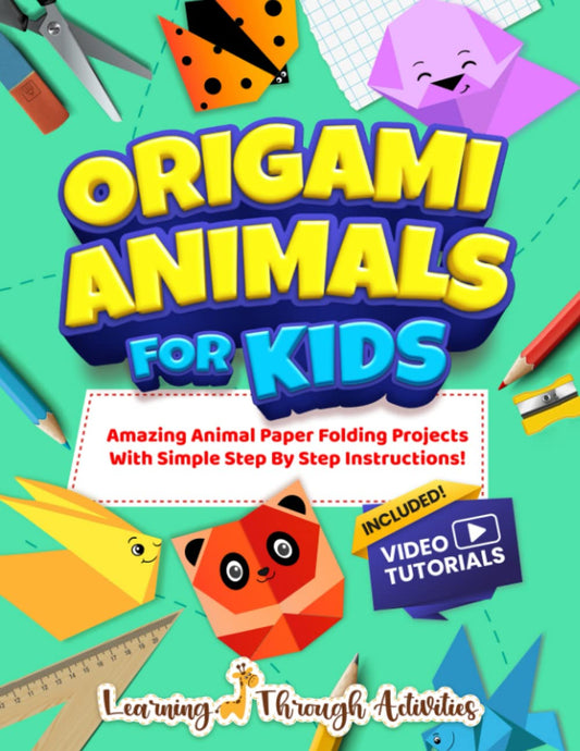 Origami Animals For Kids: Amazing Animal Paper Folding Projects With Simple Step By Step Instructions! (Origami Fun) - 791