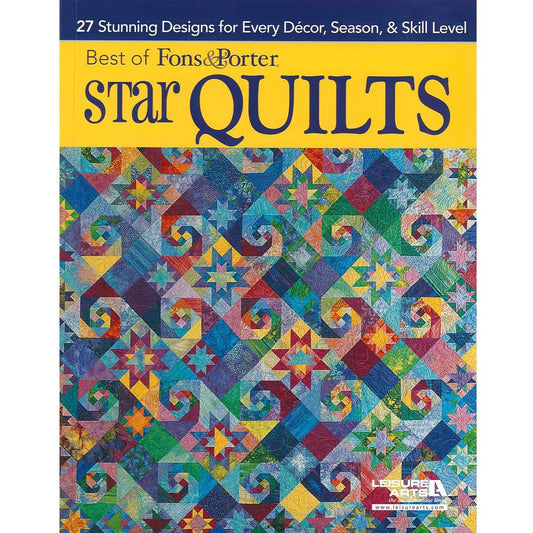 Leisure Arts Best Of Fons & Porter Star Quilts Book, Porter Magazine, Encyclopedia of Classic Quilt Patterns, Star Quilt Patterns, Love of Quilting magazine - 7523