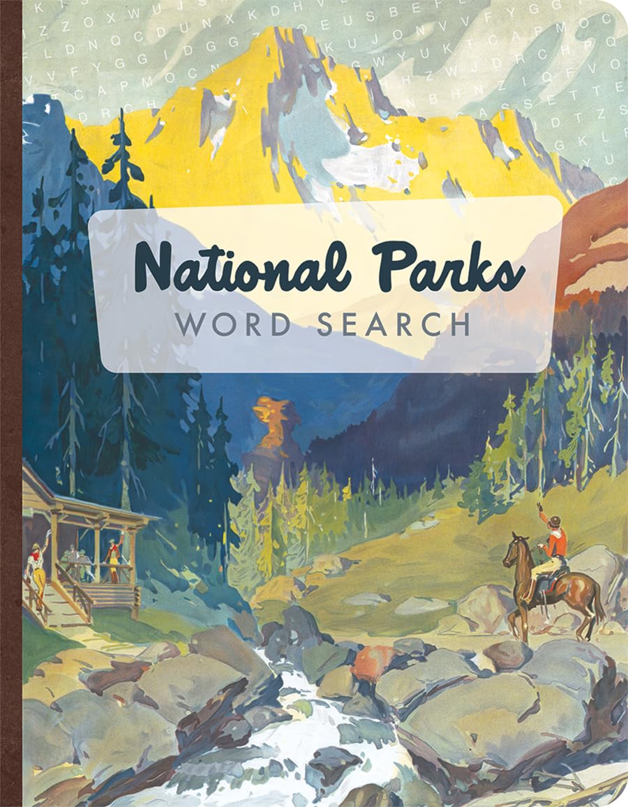 Pocket Puzzle Word Search: National Park Word Puzzles, Word Searches for Adults; Small Travel Sized (Brain Busters)