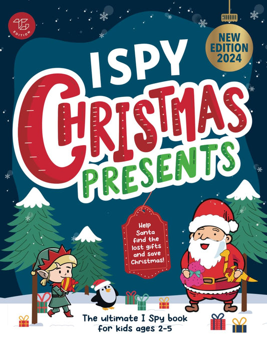I Spy Christmas Presents: Help Santa find the lost gifts and save Christmas! The ultimate I Spy book for kids ages 2-5 (I Spy Books for Toddlers) - 2912