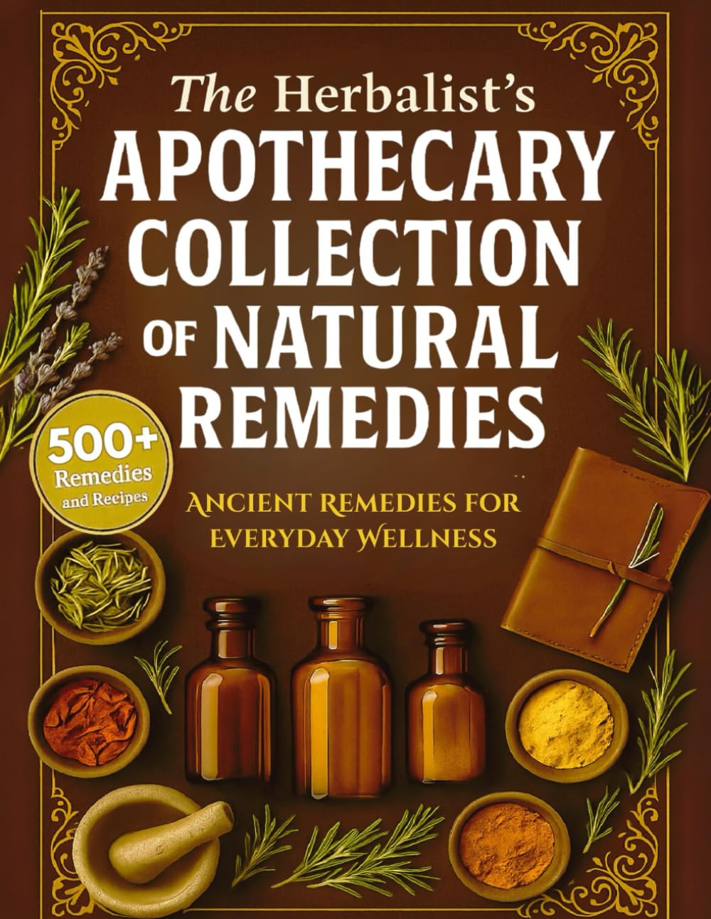 The Herbalist's Apothecary Collection of Natural Remedies: 500+ Simple, Step-by-Step Herbal Recipes and Ancient Remedies for Everyday Wellness