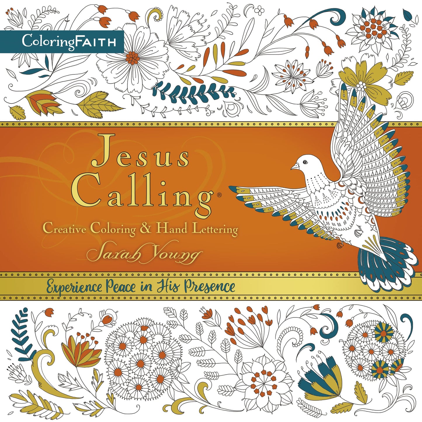 Jesus Calling Adult Coloring Book: Creative Coloring and Hand Lettering: Find Peace and Encouragement in Jesus' Words with Creative Coloring - 8092