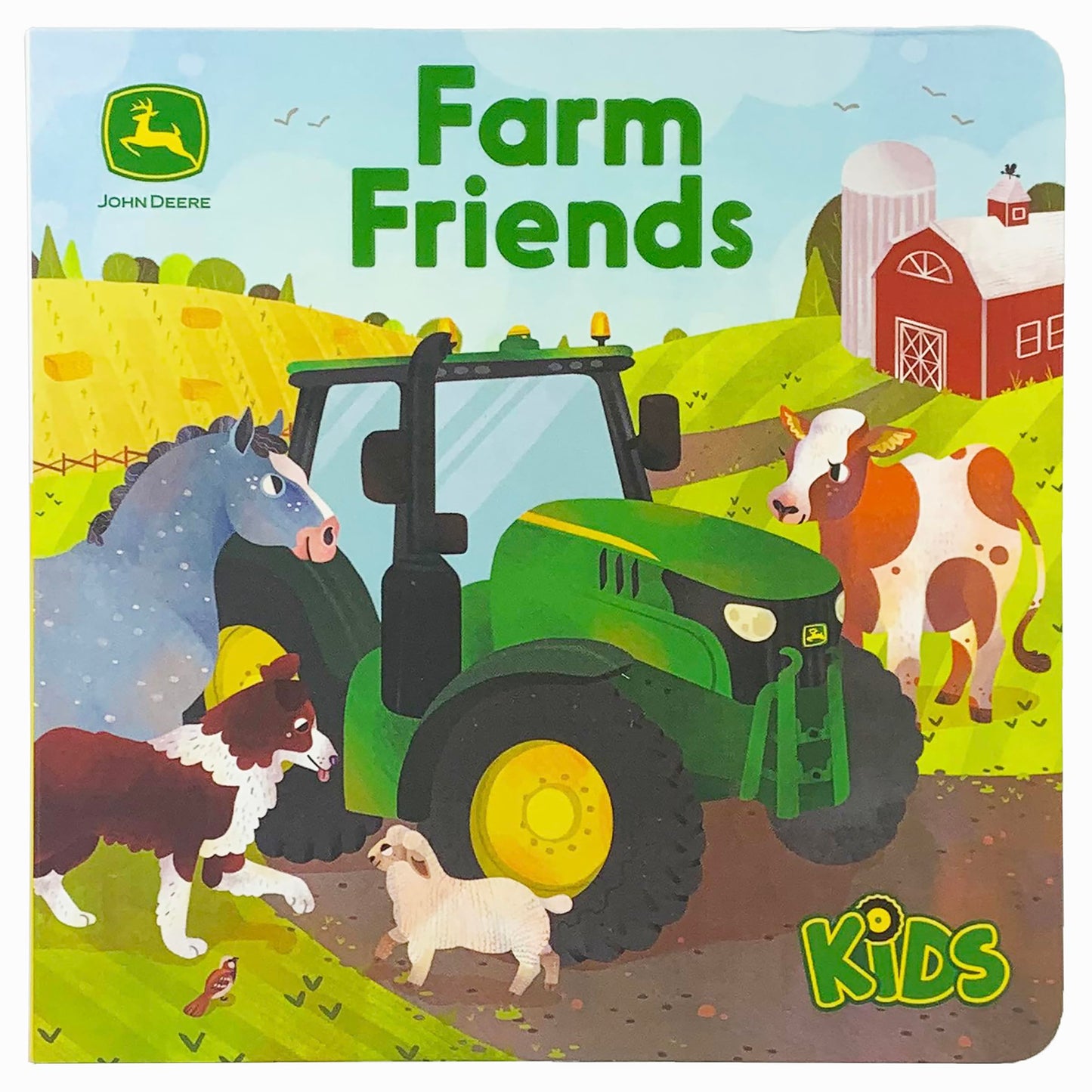 John Deere Kids Farm Friends Lift-a-Flap Board Book - Busy Tractor Helps Its Friends on the Farm - 5241