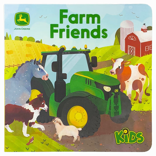 John Deere Kids Farm Friends Lift-a-Flap Board Book - Busy Tractor Helps Its Friends on the Farm - 5241