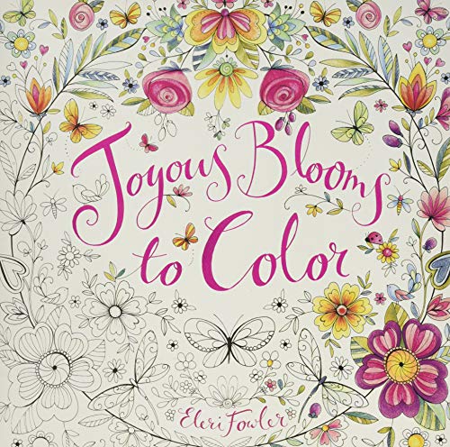 Joyous Blooms to Color: Coloring Book for Adults and Kids to Share: A Springtime Book For Kids - 8677