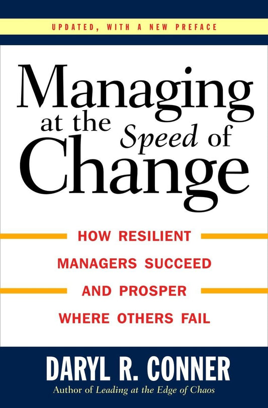 Managing At the Speed of Change - 325