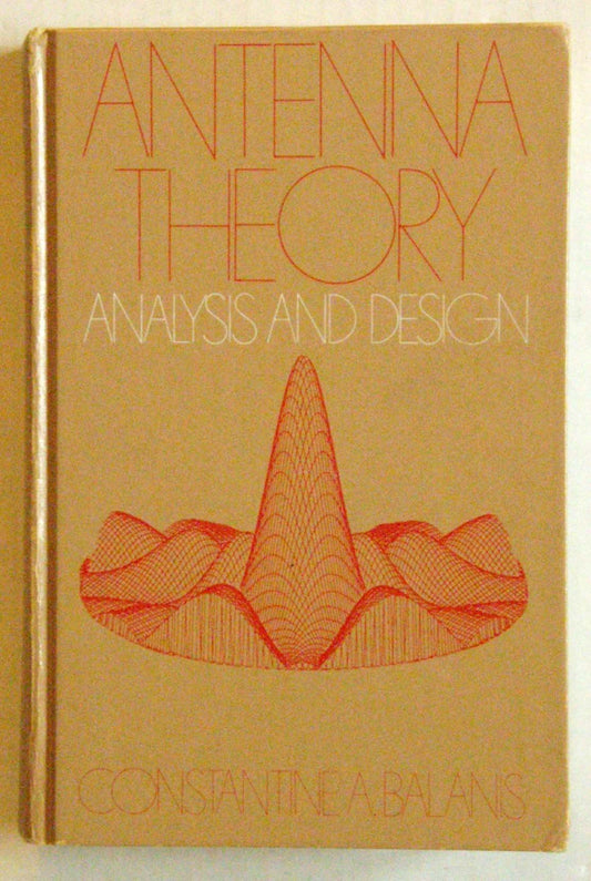 Antenna Theory: Analysis and Design - 3318