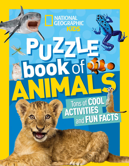 National Geographic Kids Puzzle Book: Animals (NGK Puzzle Books) - 9118