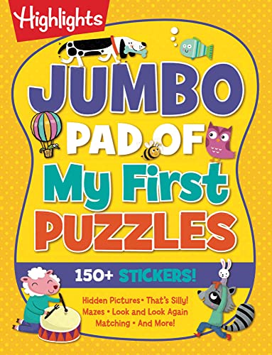 Jumbo Pad of My First Puzzles (Highlights Jumbo Books & Pads) - 6835