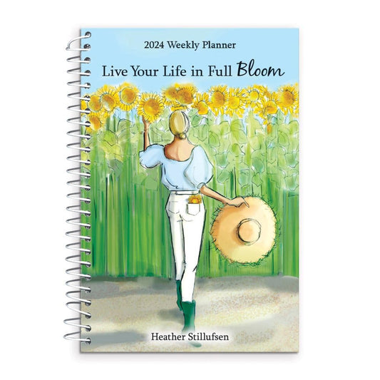 Live Your Life in Full Bloom 2024 Planner - 7789