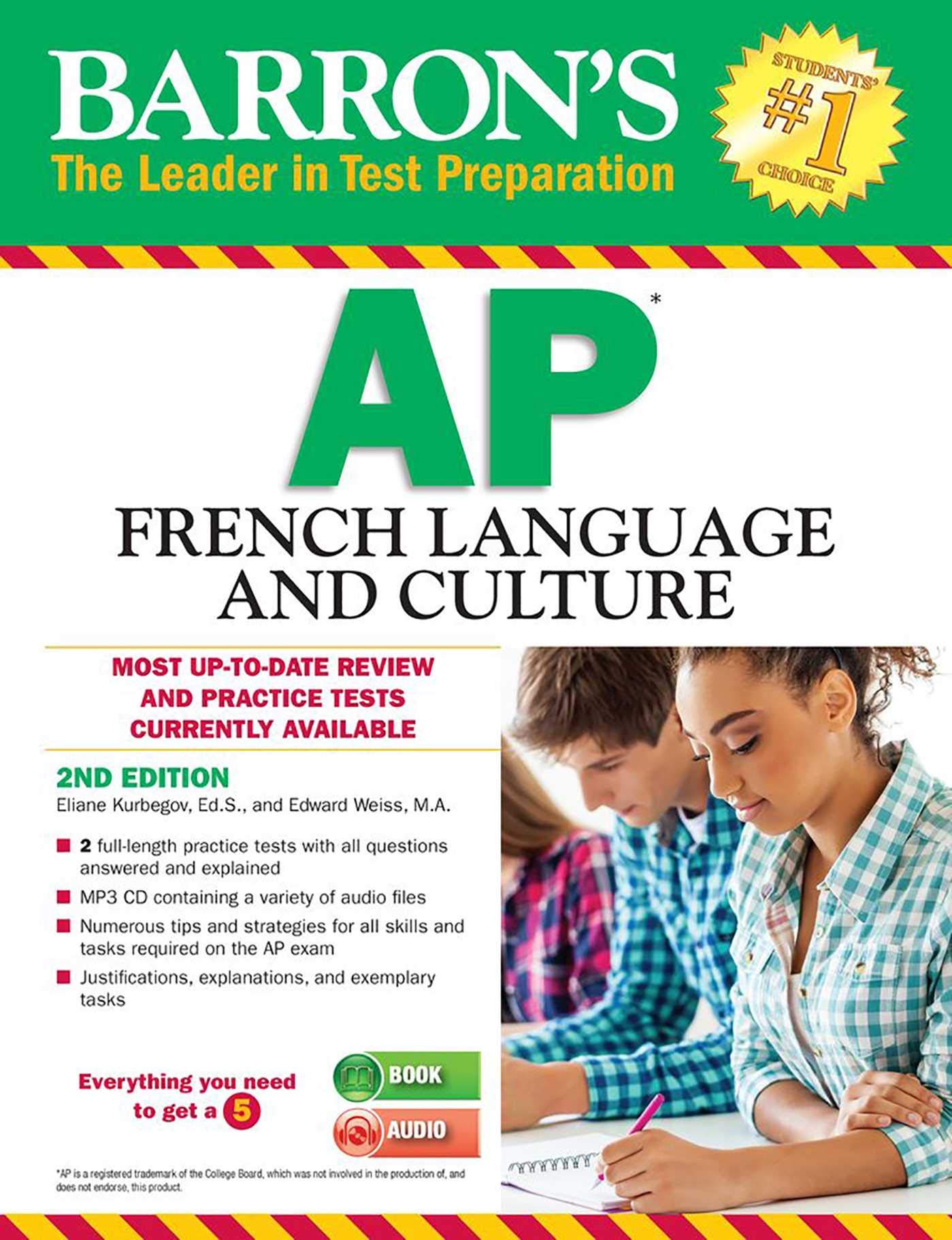 Barron's AP French Language and Culture with MP3 CD - 4036