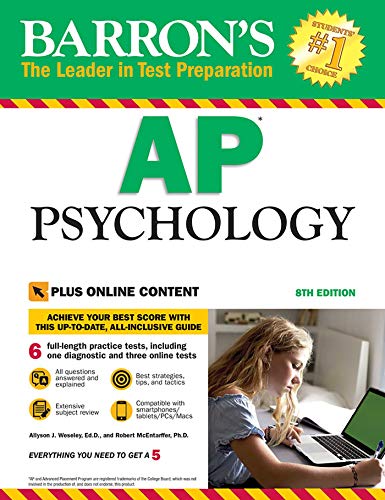 Barron's AP Psychology with Online Tests - 3742