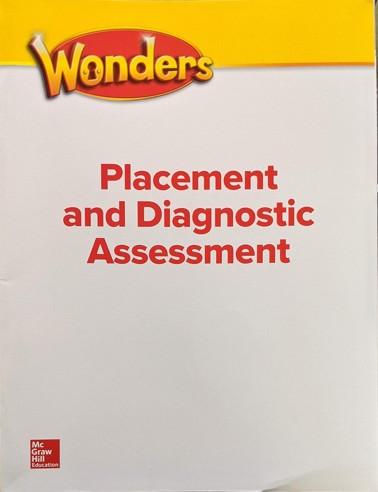 Wonders Grades K-5 Placement and Diagnostic Assessment (ELEMENTARY CORE READING) - 4784