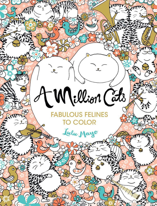 A Million Cats: Fabulous Felines to Color (Volume 1) (A Million Creatures to Color) - 8