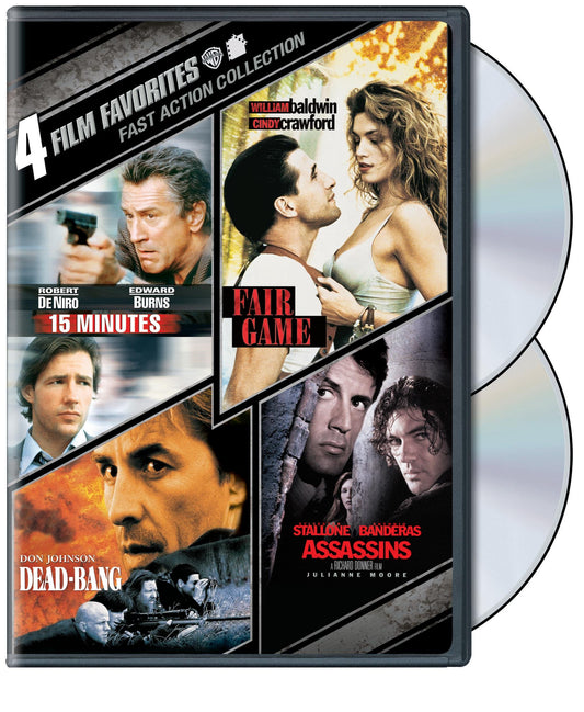 4 Film Favorites: Fast Action (15 Minutes, Assassins, Dead-Bang, Fair Game) - 5029