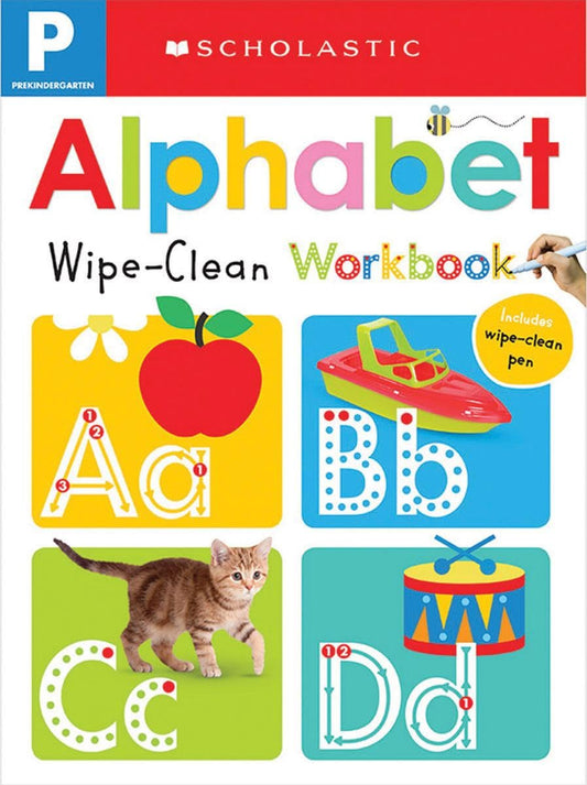 Pre-K Alphabet Wipe-Clean Workbook: Scholastic Early Learners (Wipe-Clean) - 8148